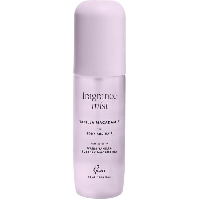 Gem Fragrance Mist for Body and Hair Vanilla Macadamia 90ML