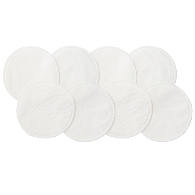 Haakaa Lactivate Reusable Nursing Pads White 8