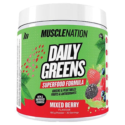 Muscle Nation Daily Greens Mixed Berry 180g