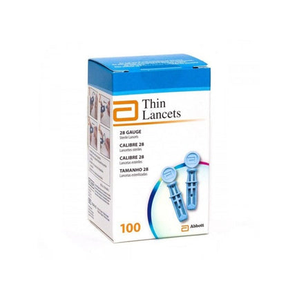 Abbott Thin Lancets 100 Lancets - OhYouLuckyDuck.com.au