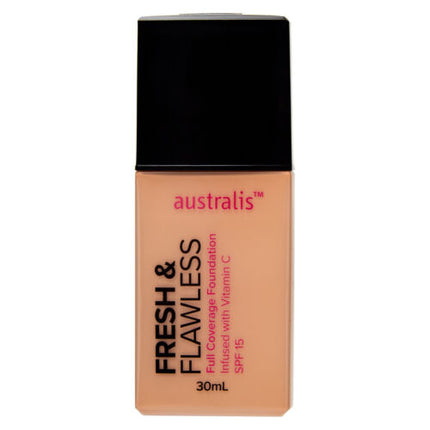 Australis Fresh & Flawless Fdn Bare Beige - OhYouLuckyDuck.com.au