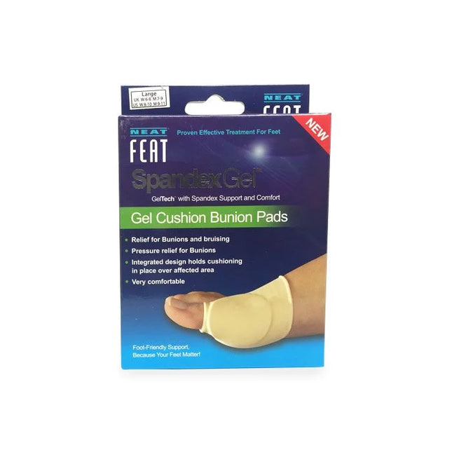 Neat Feat Spandex Gel Cushion Bunion Pads Large - OhYouLuckyDuck.com.au