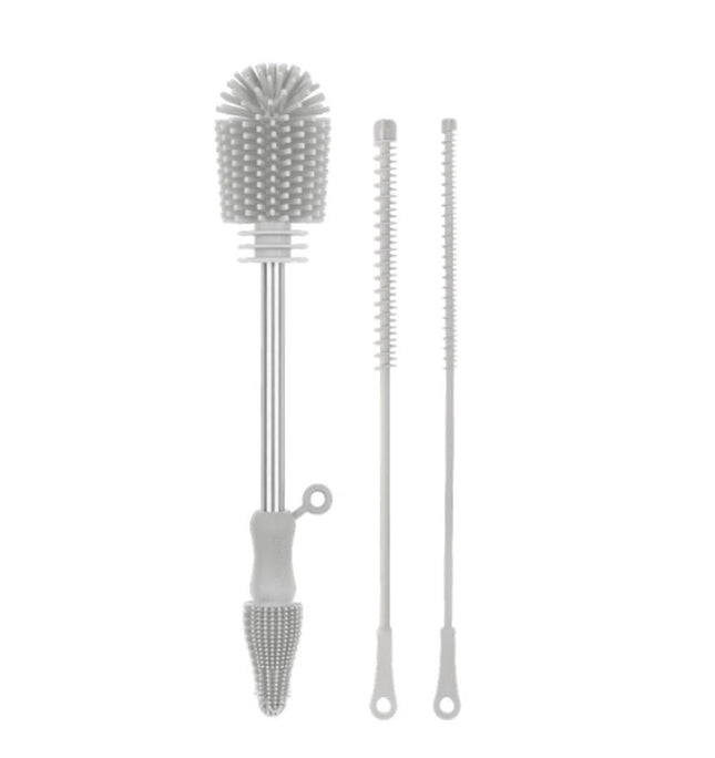 HAAKAA Silicone Cleaning Brush Kit (Suva Grey) - OhYouLuckyDuck.com.au