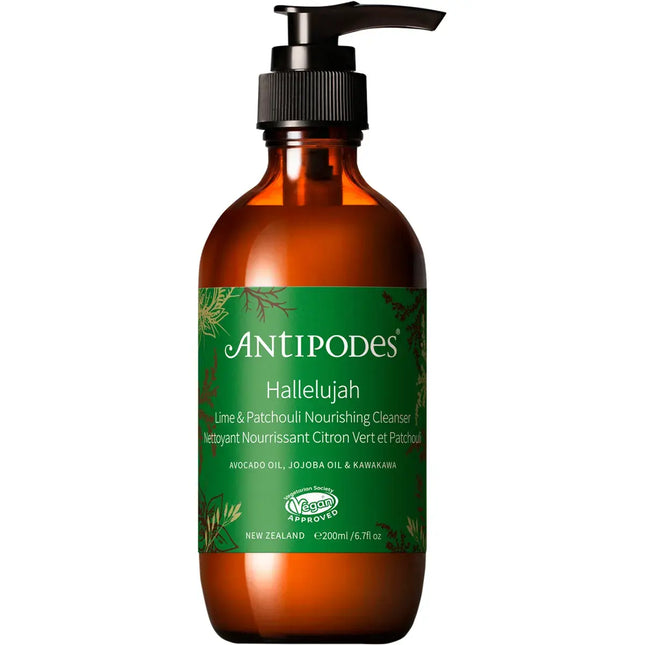 Antipodes Hallelujah Lime & Patchouli Nourishing Cleanser 200ML