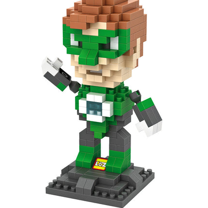 Loz 9454 Diamond Block Green Lantern Building Set 260 Pieces