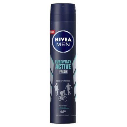 Nivea Men Everyday Active Fresh Anti Perspirant Aerosol 250ml - OhYouLuckyDuck.com.au