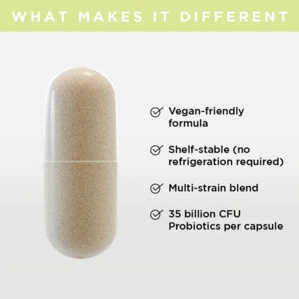 JSHEALTH Probiotic + Shelf-Stable 60 Capsules - OhYouLuckyDuck.com.au