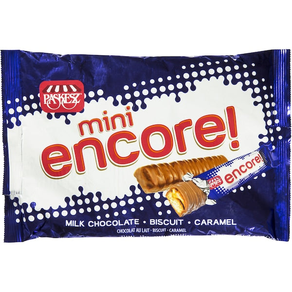 Paskesz Encore Minis Chocolate Covered Wafer Rolls with Hazelnut Cream 260G