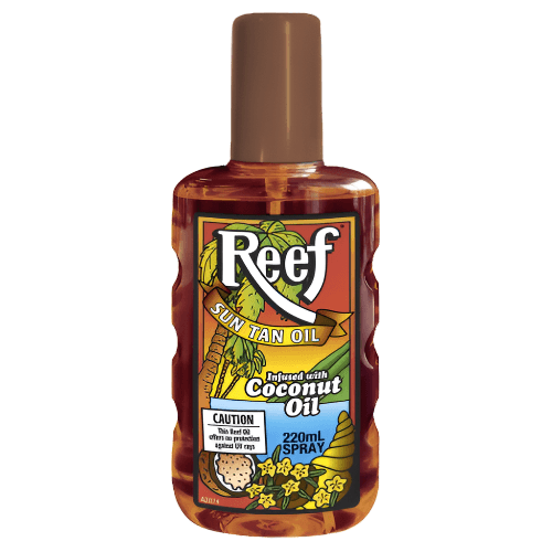 Reef Coconut Sun Tan Oil Spray 220mL - OhYouLuckyDuck.com.au