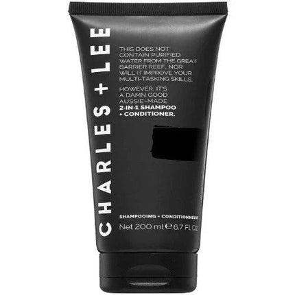Charles + Lee 2In1 Shampoo Conditioner 200ML - OhYouLuckyDuck.com.au