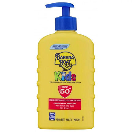 Banana Boat Kids Lotion SPF 50+ Pump 400g - OhYouLuckyDuck.com.au