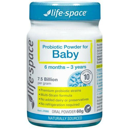 Life Space Probiotic Powder for Baby 60g - OhYouLuckyDuck.com.au