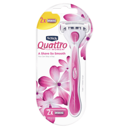 Schick Quattro Women Razor Kit - OhYouLuckyDuck.com.au
