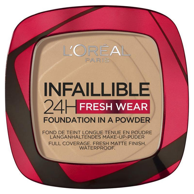 Lóreal Infallible 24H Powder Foundation 140 Golden Beige - OhYouLuckyDuck.com.au