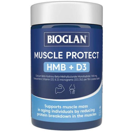 Bioglan Muscle Protect HMB + D3 60 Tablets - OhYouLuckyDuck.com.au