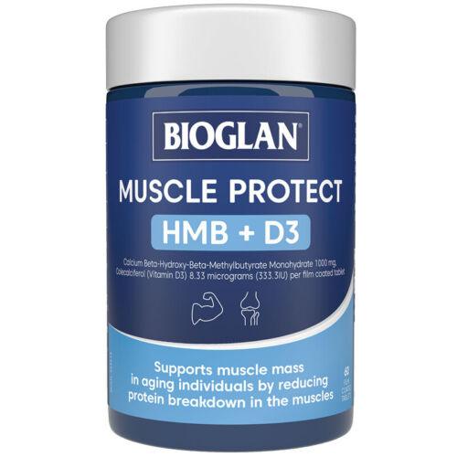 Bioglan Muscle Protect HMB + D3 60 Tablets - OhYouLuckyDuck.com.au