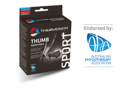 Thermoskin Sport Thumb Adjustable Black Left L/XL - OhYouLuckyDuck.com.au