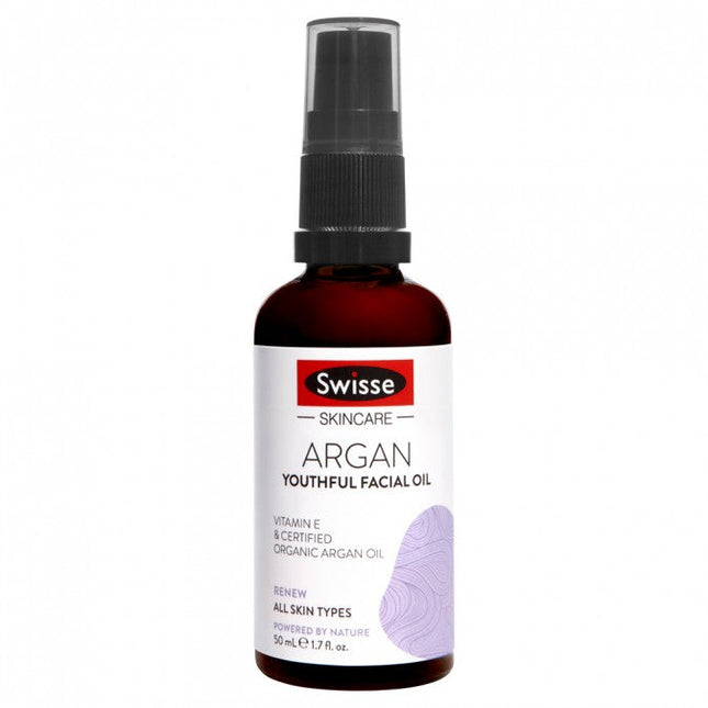 Swisse Argan Youthful Facial Oil 50mL - OhYouLuckyDuck.com.au