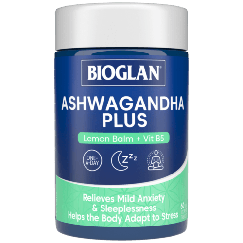 Bioglan Ashwagandha Plus 60 Tablets - OhYouLuckyDuck.com.au