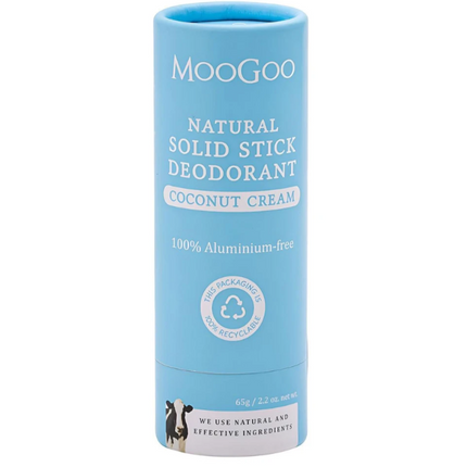MooGoo Solid Deo Stick Coconut Cream 65G