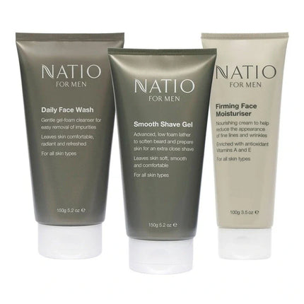 Natio for Men Smooth Shave Gift Set 3PCS