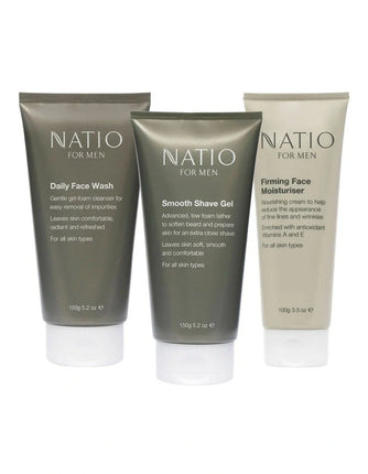 Natio for Men Smooth Shave Gift Set 3PCS