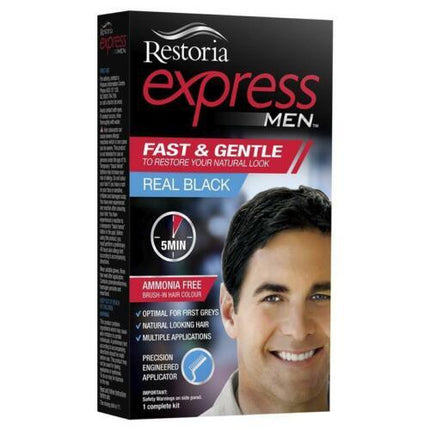 Restoria Express Men Black - OhYouLuckyDuck.com.au