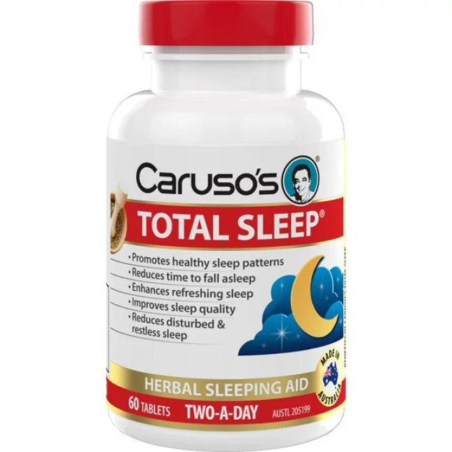 Carusos Total Sleep 60 Tablets - OhYouLuckyDuck.com.au