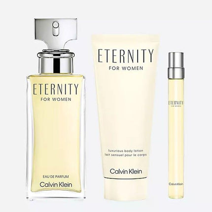 Calvin Klein Ladies Eternity 100 ml Gift Set - OhYouLuckyDuck.com.au