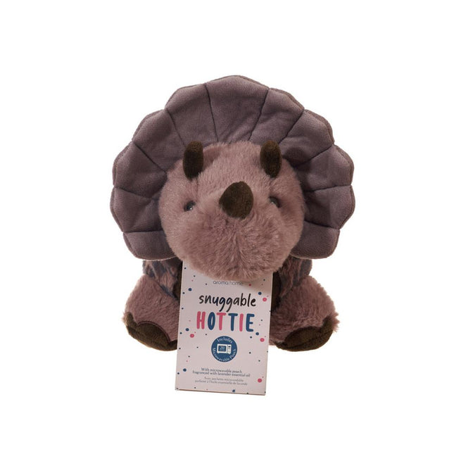 Aroma Home Grey Dinosaur Snuggable Hottie