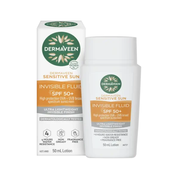 DermaVeen Sensitive Sun Spf50 Invisible 50ML