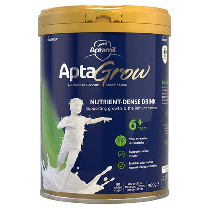 AptaGrow Nutrient-Dense Milk Drink From 6+ Years 900g - OhYouLuckyDuck.com.au