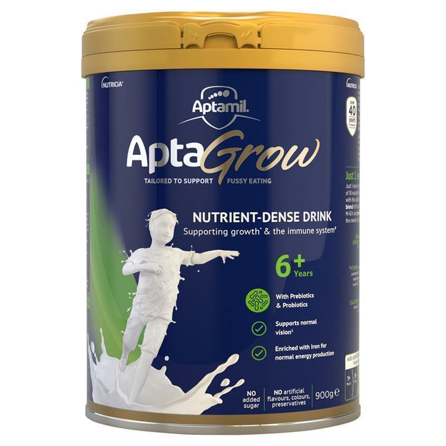AptaGrow Nutrient-Dense Milk Drink From 6+ Years 900g - OhYouLuckyDuck.com.au