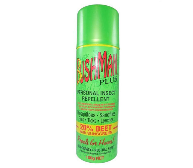 BUSHMAN Plus Insect Repellent with Sunscreen Aerosol Spray 150G