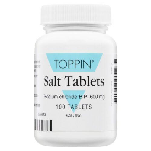 Toppin Salt Tablets 100 Tabs - OhYouLuckyDuck.com.au