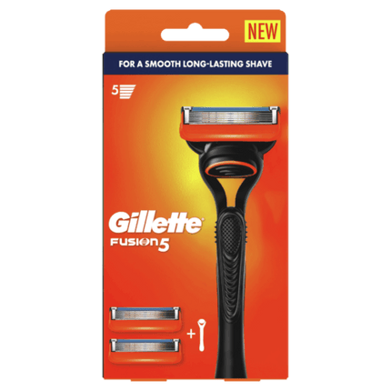 Gillette Fusion Manual Razor Handle + 2 Blade RF - OhYouLuckyDuck.com.au