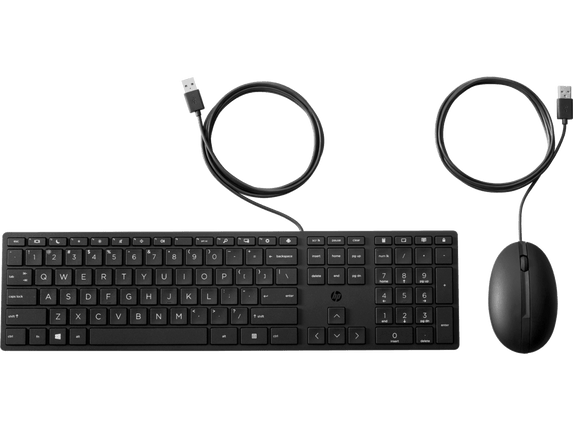 HP Wired Desktop 320MK Mouse and Keyboard