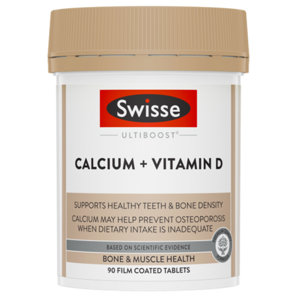 Swisse Ultiboost Calcium + Vitamin D Tabs 90 - OhYouLuckyDuck.com.au