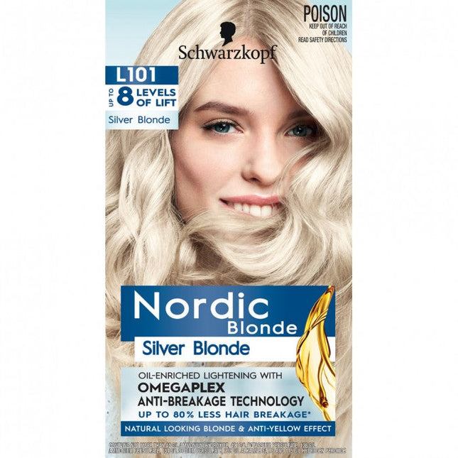 Schwarzkopf Nordic Blonde L101 Silver Blonde - OhYouLuckyDuck.com.au