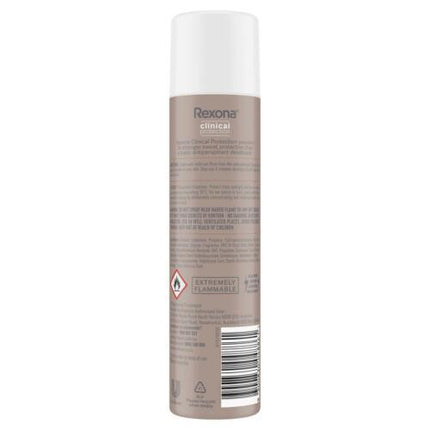 Rexona Clinical Antiperspirant Aerosol Shower Clean 180mL - OhYouLuckyDuck.com.au