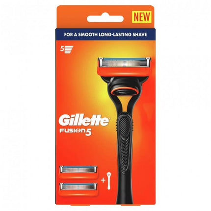 Gillette Fusion Manual Razor Handle + 2 Blade RF - OhYouLuckyDuck.com.au