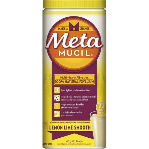 Meta Smooth Texture Lemon-Lime Flavour 72 doses - OhYouLuckyDuck.com.au