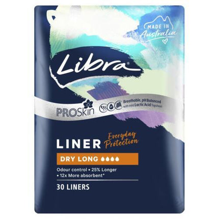 Libra Liner Dry Long 30 - OhYouLuckyDuck.com.au