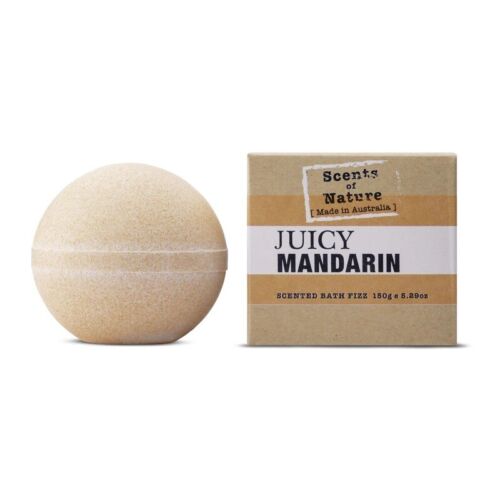 Tilley Scents of Nature Bath Fizz Juicy Mandarin 150g - OhYouLuckyDuck.com.au