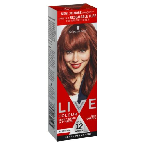 Schwarzkopf Live Colour Red Embers 75mL - OhYouLuckyDuck.com.au