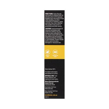 Invisible Zinc Sheer Defence SPF 50 Tinted Moisturiser 50g - OhYouLuckyDuck.com.au