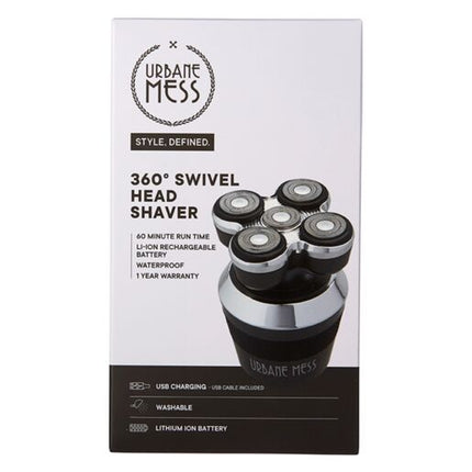 Urbane Mess 360 Degree Swivel Head Shaver