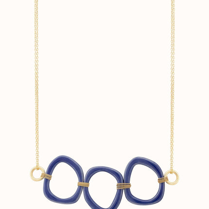 Equilibrium Vintage Ceramic Long Necklace
