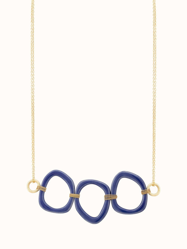 Equilibrium Vintage Ceramic Long Necklace