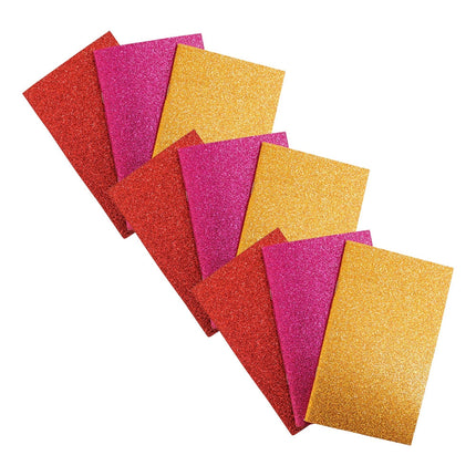 Lvd Notebook Set Of 3 Glitter Candy